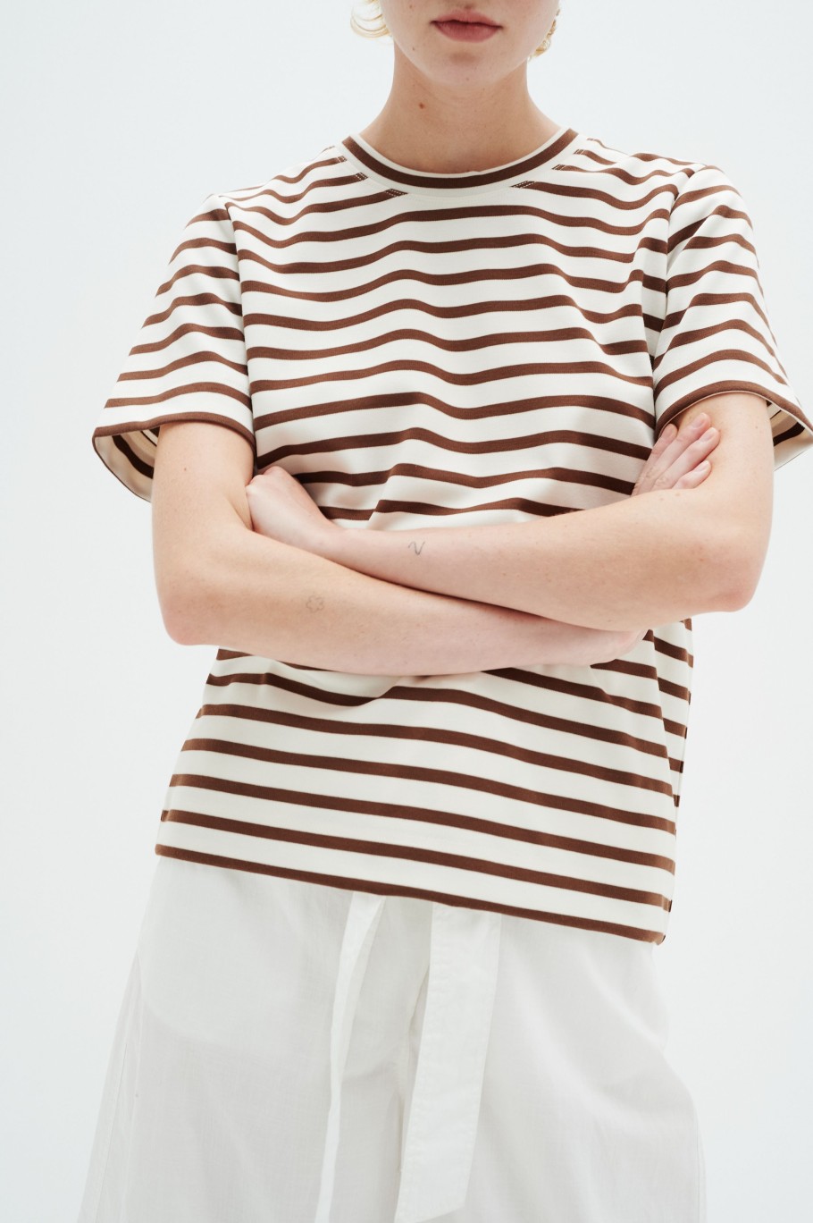 Overdele InWear | Kailaniiw T-Shirt Brown / White