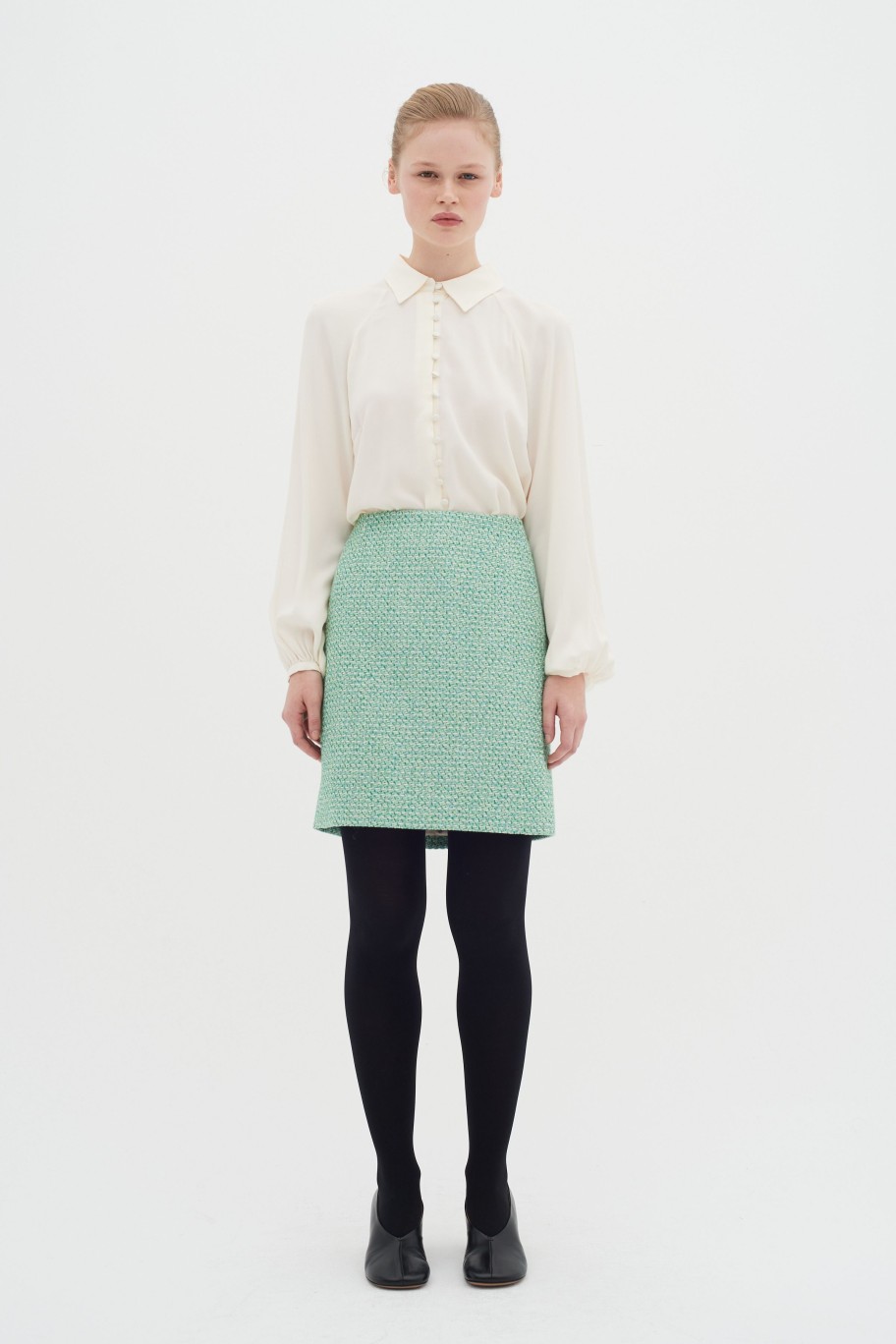 Inspiration InWear | Titaniw Skjort Green Tweed