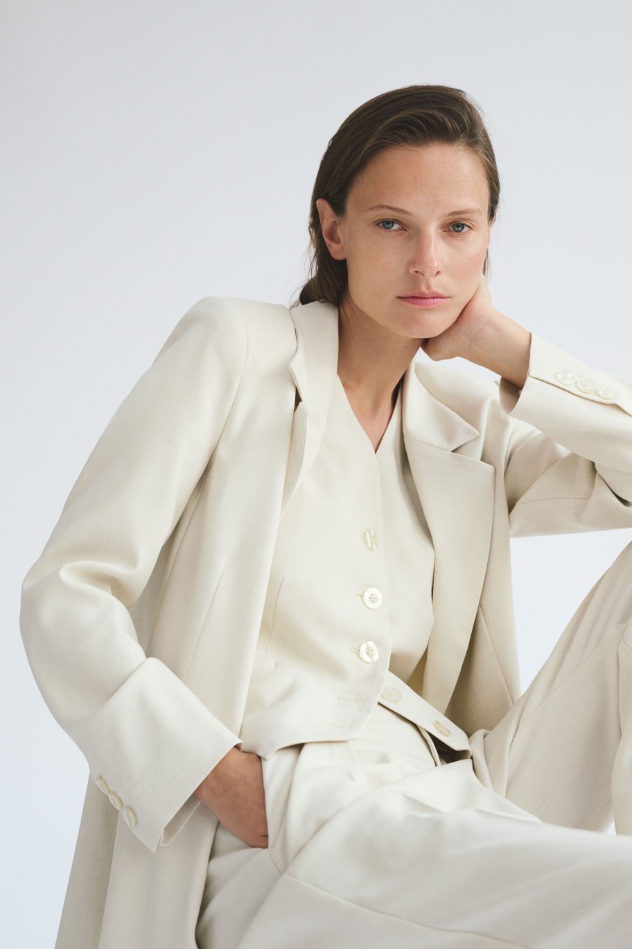 Inspiration InWear | Kyrahiw Blazer Eggshell Melange