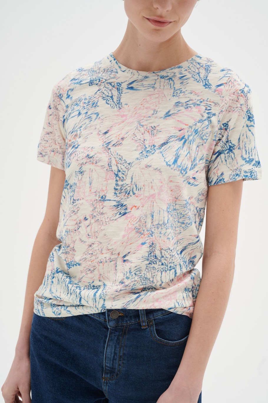 Overdele InWear | Almaiw T-Shirt Multi Abstract Butterfly