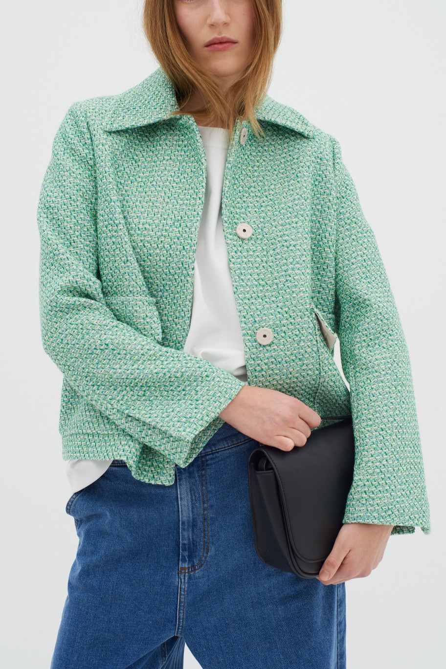 Inspiration InWear | Titaniw Casual Jakke Green Tweed