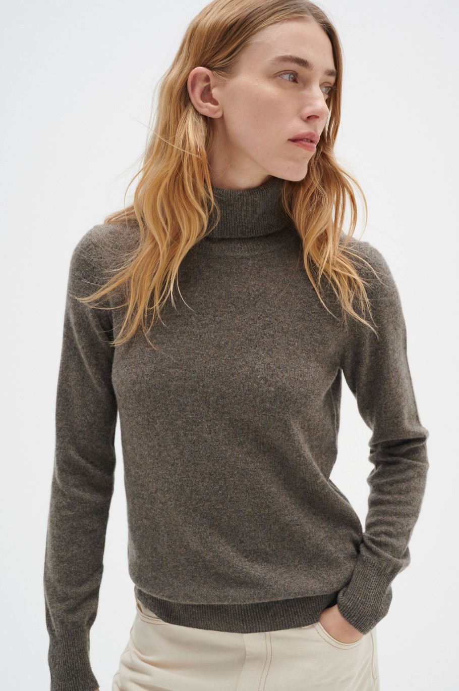 Inspiration InWear | Lukkaiw Pullover Brown Melange