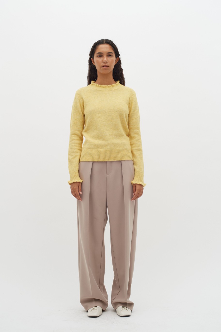 Inspiration InWear | Anajaiw Pullover Misted Yellow