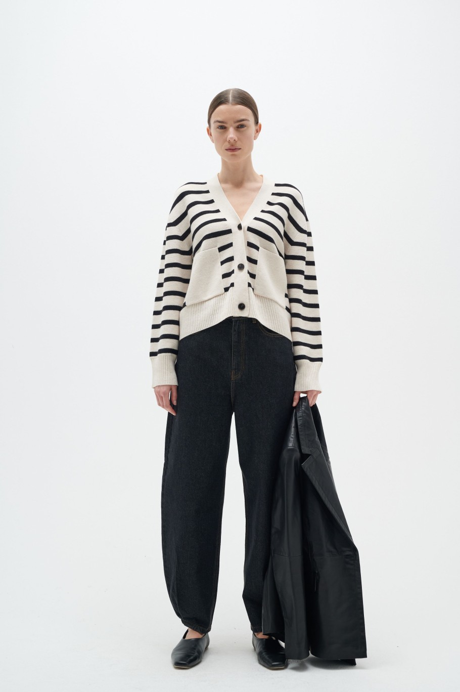 Inspiration InWear | Rafeeiw Cardigan French Oak / Black