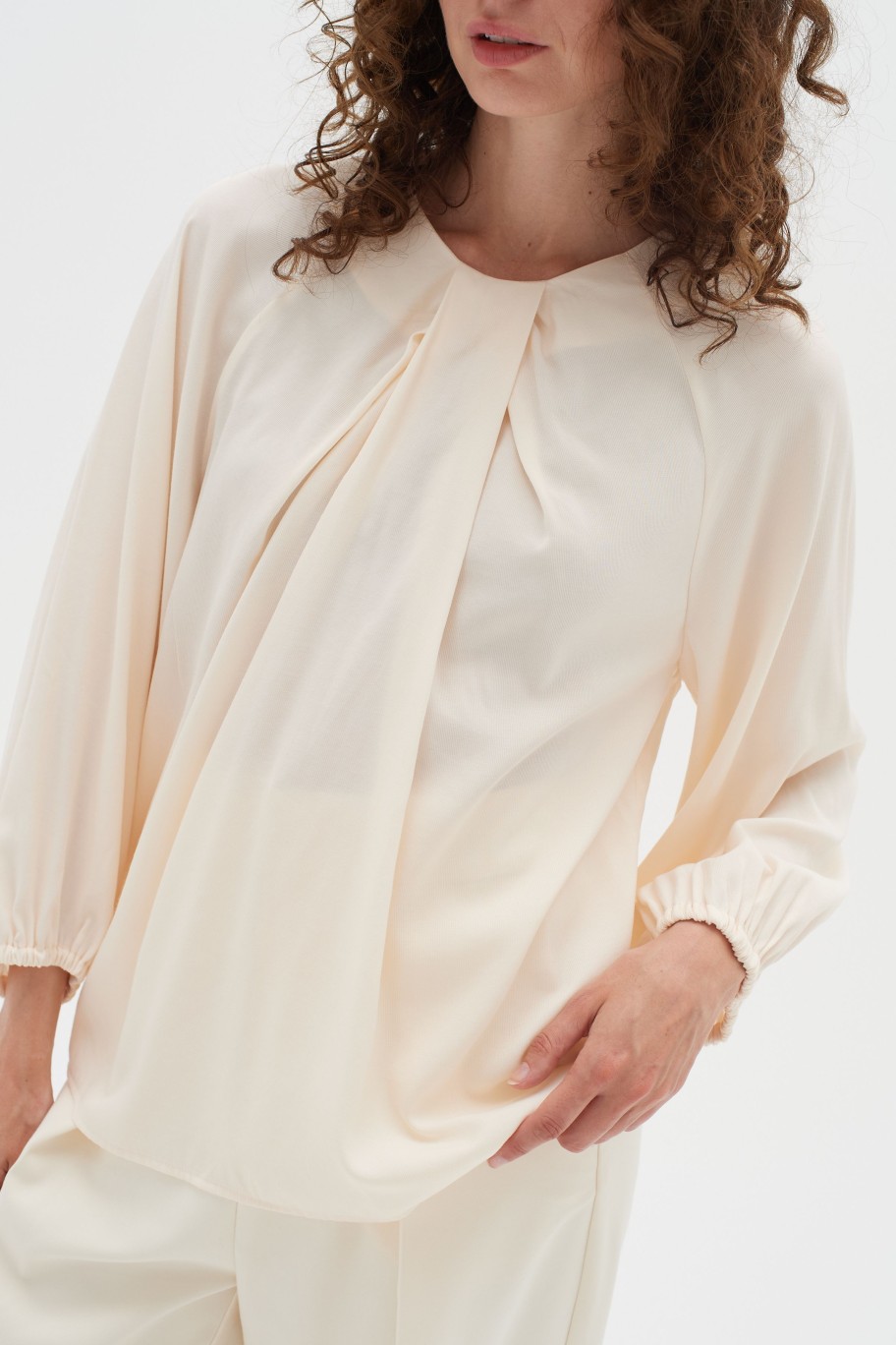 Inspiration InWear | Nixieiw Bluse Whisper White