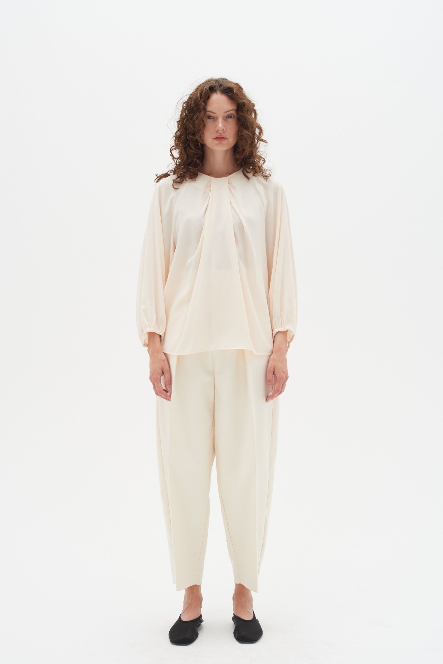 Inspiration InWear | Nixieiw Bluse Whisper White