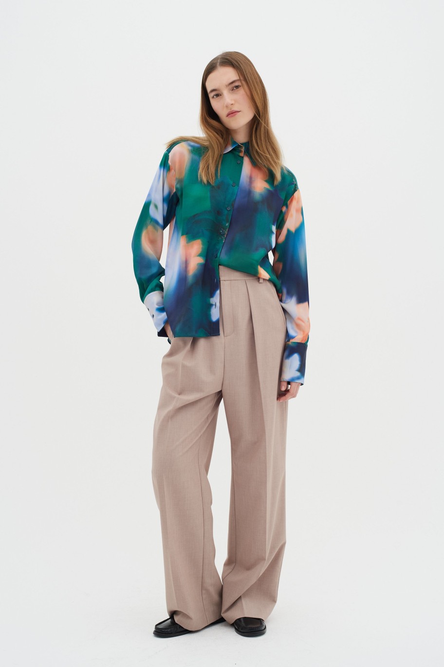 Inspiration InWear | Cieloiw Skjorte Blurry Flower