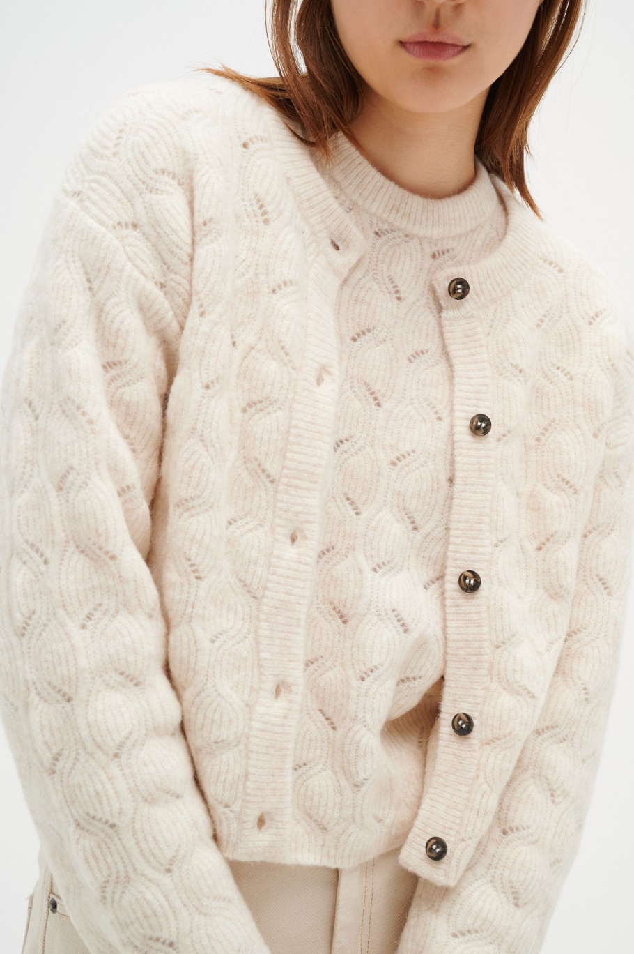 Inspiration InWear | Rodasiw Cardigan French Oak Melange